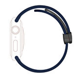 Apple Watch 49mm Ultra Seri Uyumlu Coastal Manyetik Tokalı Silikon Kordon