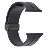 Apple Watch 42mm 44mm 45mm Seri 1 2 3 4 5 6 7 8 Se Uyumlu Coastal Manyetik Tokalı Silikon Kordon