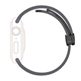 Apple Watch 42mm 44mm 45mm Seri 1 2 3 4 5 6 7 8 Se Uyumlu Coastal Manyetik Tokalı Silikon Kordon