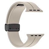 Apple Watch 38mm 40mm 41mm Seri 1 2 3 4 5 6 7 8 Se Uyumlu Coastal Manyetik Tokalı Silikon Kordon