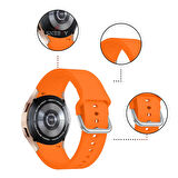 Samsung Galaxy Watch 4 5 Pro 40 42 44 45 46mm Uyumlu Orjinal Tasarım Kavisli PureLux Silikon Kordon