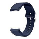 Samsung Galaxy Watch 4 5 Pro 40 42 44 45 46mm Uyumlu Orjinal Tasarım Kavisli PureLux Silikon Kordon