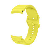 Samsung Galaxy Watch 4 5 Pro 40 42 44 45 46mm Orjinal Tasarım Kavisli Uyumlu AeroFlex Silikon Kordon