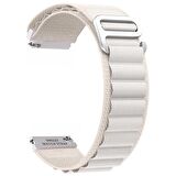 Huawei Watch Ultimate – Watch Buds 22mm Uyumlu Frost Alpine Loop Kordon