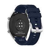 Huawei Watch GT2 Elite-Sport-Classic 46mm-GT2 Pro 22mm Uyumlu NovaGT Supreme Silikon Kordon