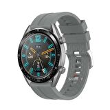 Huawei Watch GT Runner-Sport 46mm- GT2 E 22mm Uyumlu NovaGT Supreme Silikon Kordon