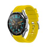 Huawei Watch GT Runner-Sport 46mm- GT2 E 22mm Uyumlu NovaGT Supreme Silikon Kordon