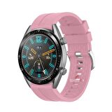 Huawei Watch 3 Elite-Classic 46mm-Watch 3 Pro-Elite 22mm Uyumlu NovaGT Supreme Silikon Kordon