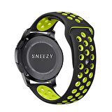 Huawei Watch GT Runner-Sport 46mm- GT2 E 22mm Uyumlu FlexAir Supreme Silikon Kordon