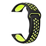 Huawei Watch GT Runner-Sport 46mm- GT2 E 22mm Uyumlu FlexAir Supreme Silikon Kordon