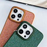 iPhone 11 Uyumlu Diamond Gleam Simli Desenli Kapak