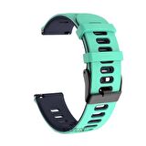 Amazfit Watch GTR 3 Pro-GTR 3-GTR 2e-GTS 2-GTR 47mm 22mm Uyumlu Stride Çift Renkli Silikon Kordon