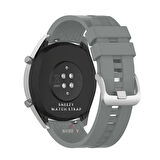 Samsung Gear S3 Frontier R760 – S3 Classic R770 22mm Uyumlu NovaGT Supreme Silikon Kordon