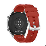 Huawei Watch GT Runner-Sport 46mm- GT2 E 22mm Uyumlu NovaGT Supreme Silikon Kordon