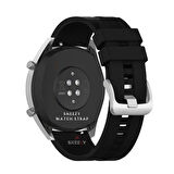 Huawei Watch GT Runner-Sport 46mm- GT2 E 22mm Uyumlu NovaGT Supreme Silikon Kordon