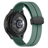 Huawei Watch Ultimate – Watch Buds 22mm Uyumlu Coastal Manyetik Tokalı Silikon Kordon