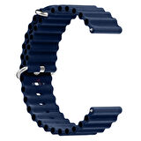 Huawei Watch Ultimate – Watch Buds 22mm Uyumlu Seaflex Ocean Silikon Kordon