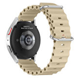 Huawei Watch GT Runner-Sport 46mm- GT2 E 22mm Uyumlu Seaflex Ocean Silikon Kordon