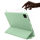Apple iPad Pro 11 İnç 1.2.3.4. Nesil Kılıf Craft Kalem Bölmeli Uyku Modlu Kapaklı Smart Case