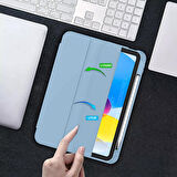 Apple iPad 10.Nesil 10.9 İnç Kılıf Craft Kalem Bölmeli Uyku Modlu Kapaklı Smart Case