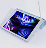 Apple iPad 7.8.9. Nesil 10.2 İnç Kılıf Craft Kalem Bölmeli Uyku Modlu Kapaklı Smart Case