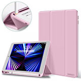 Apple iPad 7.8.9. Nesil 10.2 İnç Kılıf Craft Kalem Bölmeli Uyku Modlu Kapaklı Smart Case