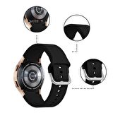 Samsung Galaxy Watch 4 5 Pro 40 42 44 45 46mm Uyumlu Orjinal Tasarım Kavisli PureLux Silikon Kordon