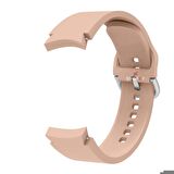 Samsung Galaxy Watch 4 5 Pro 40 42 44 45 46mm Uyumlu Orjinal Tasarım Kavisli PureLux Silikon Kordon