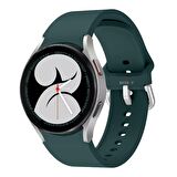 Samsung Galaxy Watch 4 5 Pro 40 42 44 45 46mm Uyumlu Orjinal Tasarım Kavisli PureLux Silikon Kordon