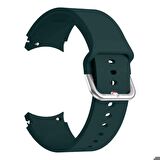 Samsung Galaxy Watch 4 5 Pro 40 42 44 45 46mm Uyumlu Orjinal Tasarım Kavisli PureLux Silikon Kordon