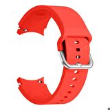 Samsung Galaxy Watch 4 5 Pro 40 42 44 45 46mm Uyumlu Orjinal Tasarım Kavisli PureLux Silikon Kordon