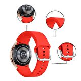 Samsung Galaxy Watch 4 5 Pro 40 42 44 45 46mm Uyumlu Orjinal Tasarım Kavisli PureLux Silikon Kordon