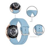 Samsung Galaxy Watch 4 5 Pro 40 42 44 45 46mm Uyumlu Orjinal Tasarım Kavisli PureLux Silikon Kordon