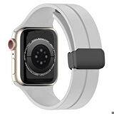 Apple Watch 38mm 40mm 41mm Seri 1 2 3 4 5 6 7 8 Se Uyumlu Coastal Manyetik Tokalı Silikon Kordon