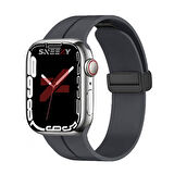 Apple Watch 38mm 40mm 41mm Seri 1 2 3 4 5 6 7 8 Se Uyumlu Coastal Manyetik Tokalı Silikon Kordon