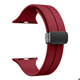 Apple Watch 38mm 40mm 41mm Seri 1 2 3 4 5 6 7 8 Se Uyumlu Coastal Manyetik Tokalı Silikon Kordon