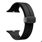 Apple Watch 38mm 40mm 41mm Seri 1 2 3 4 5 6 7 8 Se Uyumlu Coastal Manyetik Tokalı Silikon Kordon