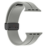 Apple Watch 38mm 40mm 41mm Seri 1 2 3 4 5 6 7 8 Se Uyumlu Coastal Manyetik Tokalı Silikon Kordon