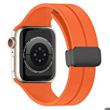 Apple Watch 38mm 40mm 41mm Seri 1 2 3 4 5 6 7 8 Se Uyumlu Coastal Manyetik Tokalı Silikon Kordon