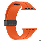 Apple Watch 38mm 40mm 41mm Seri 1 2 3 4 5 6 7 8 Se Uyumlu Coastal Manyetik Tokalı Silikon Kordon