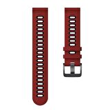 Samsung Galaxy Watch 4 40-42-44-46mm Uyumlu 20mm Stride Çift Renkli Silikon Kordon