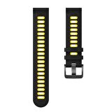 Samsung Galaxy Watch 6 – Classic 40-43-44-47mm 20mm uyumlu Stride Çift Renkli Silikon Kordon