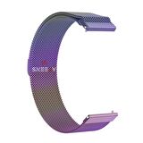 Samsung Galaxy Watch 5 40-44mm Uyumlu 20mm Woven Wire Metal Hasır Kordon