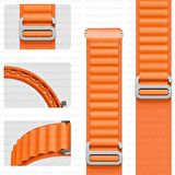 Samsung Galaxy Watch 4 40-42-44-46mm Uyumlu 20mm Frost Alpine Loop Kordon