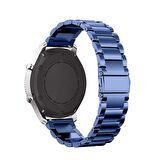 Sneezy Samsung Galaxy Watch Active  2 uyumlu 44mm-40mm 20mm Ironweft Döküm Çelik Metal Kordon