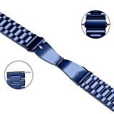 Sneezy Samsung Galaxy Watch Active  2 uyumlu 44mm-40mm 20mm Ironweft Döküm Çelik Metal Kordon