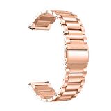 Huawei Watch GT 3 Elegant – Active 42mm Uyumlu 20mm Ironweft Döküm Çelik Metal Kordon