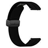 Sneezy Samsung Galaxy Watch 6 uyumlu – Classic 40-43-44-47mm 20mm Coastal Manyetik Tokalı Silikon Kordon
