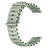 Sneezy Samsung Galaxy Watch 5 Pro uyumlu R-920 20mm Seaflex Ocean Silikon Kordon