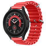 Huawei Watch GT 2 Elegant-Classic 42mm Uyumlu 20mm Seaflex Ocean Silikon Kordon